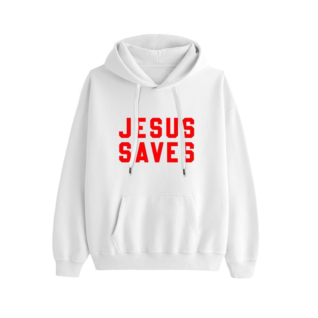 JESUS SAVES 1 PULLOVER HOODIE