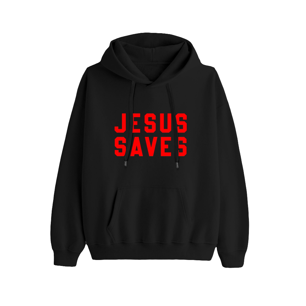 JESUS SAVES 1 PULLOVER HOODIE