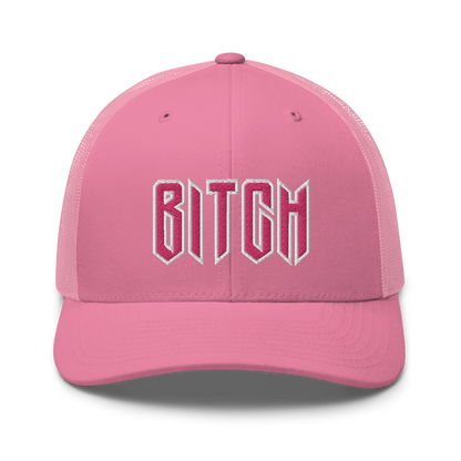 BITCH PINK TRUCKER CAP