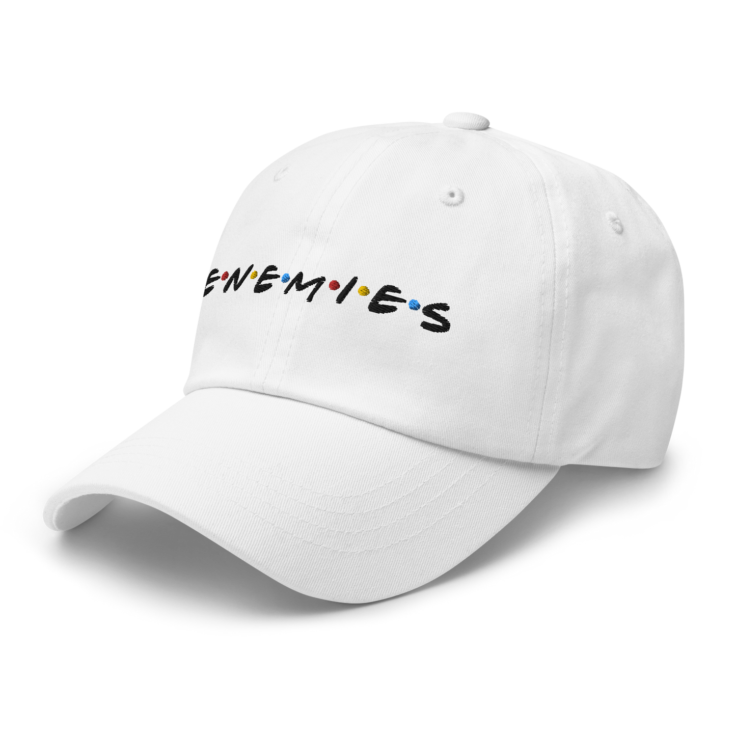 ENEMIES WHITE BASEBALL CAP