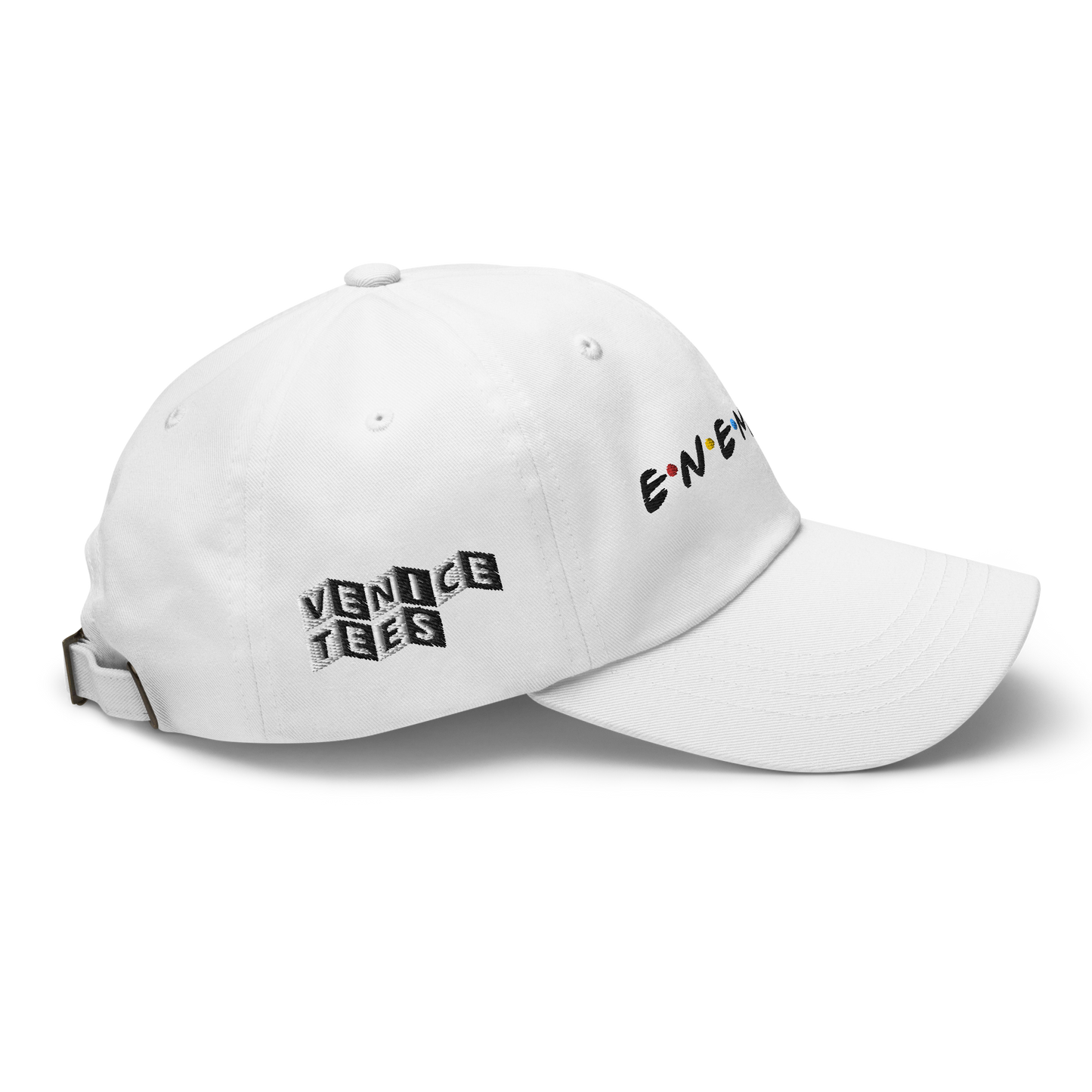 ENEMIES WHITE BASEBALL CAP