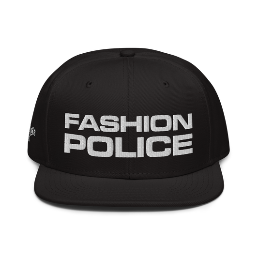 FASHION POLICE SNAPBACK CAP