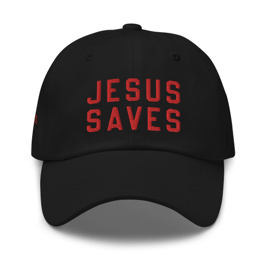 JESUS SAVES BASEBALL CAP