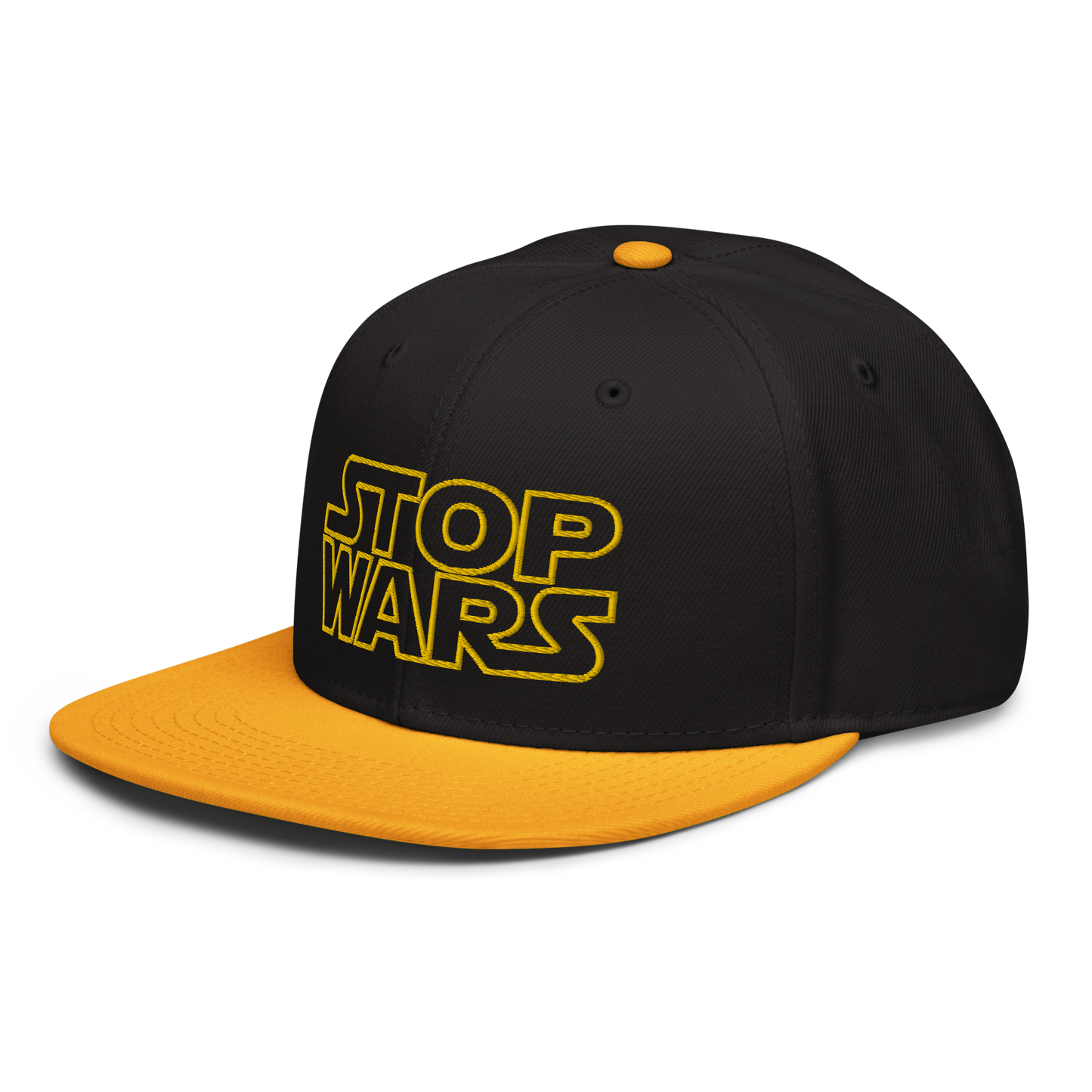 STOP WARS SNAPBACK CAP