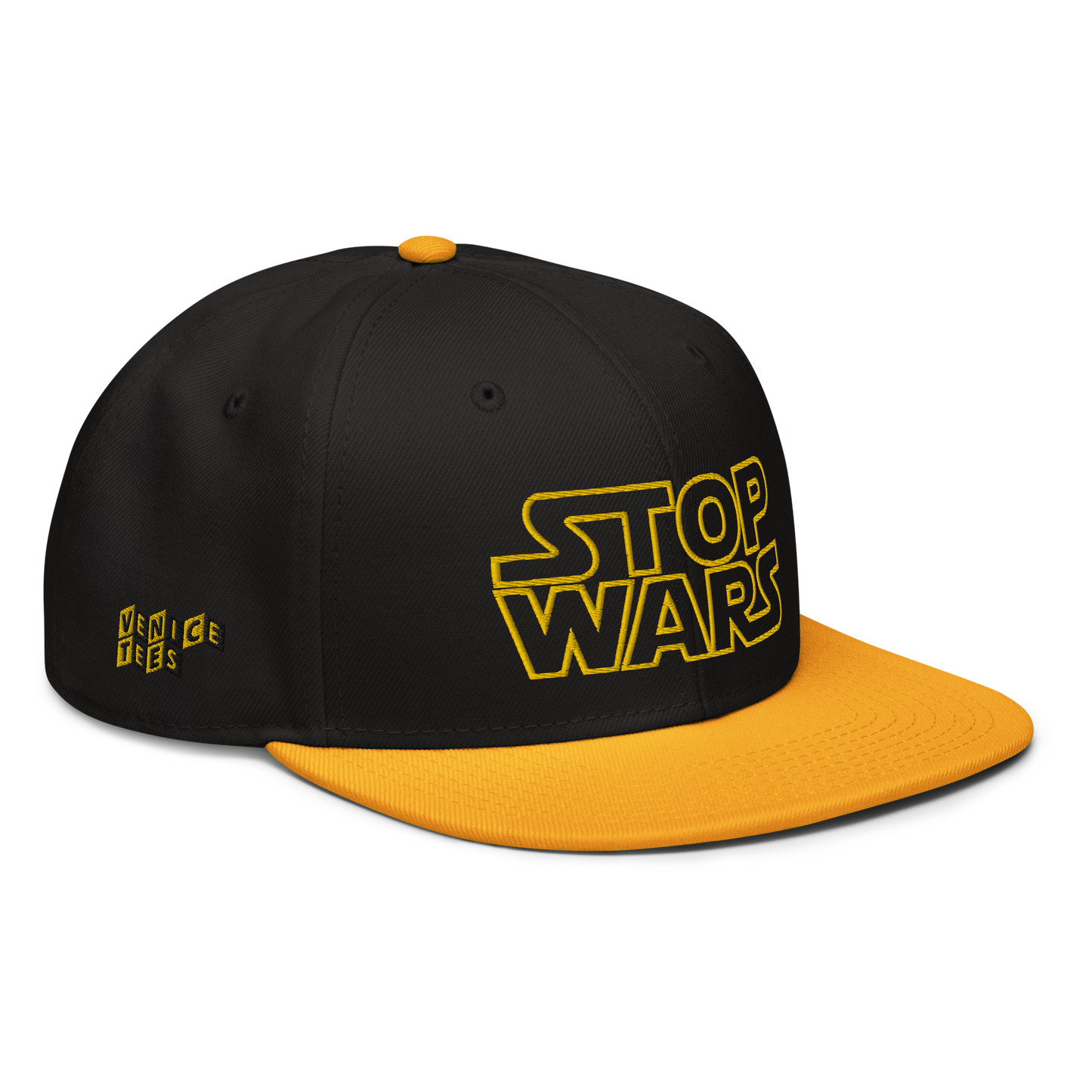 STOP WARS SNAPBACK CAP