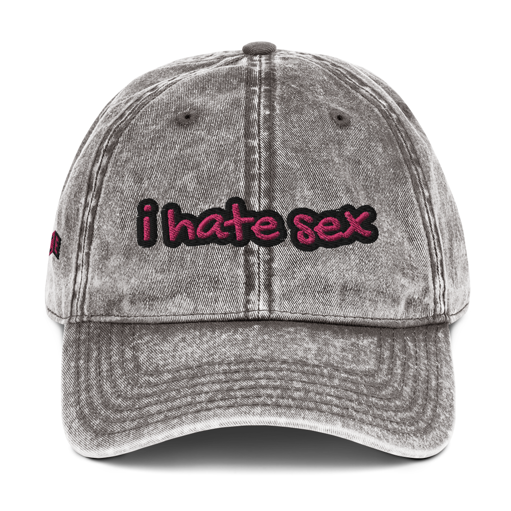 I HATE SEX VINTAGE CAP