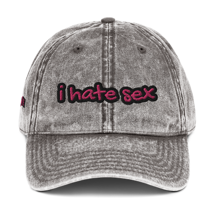 I HATE SEX VINTAGE CAP