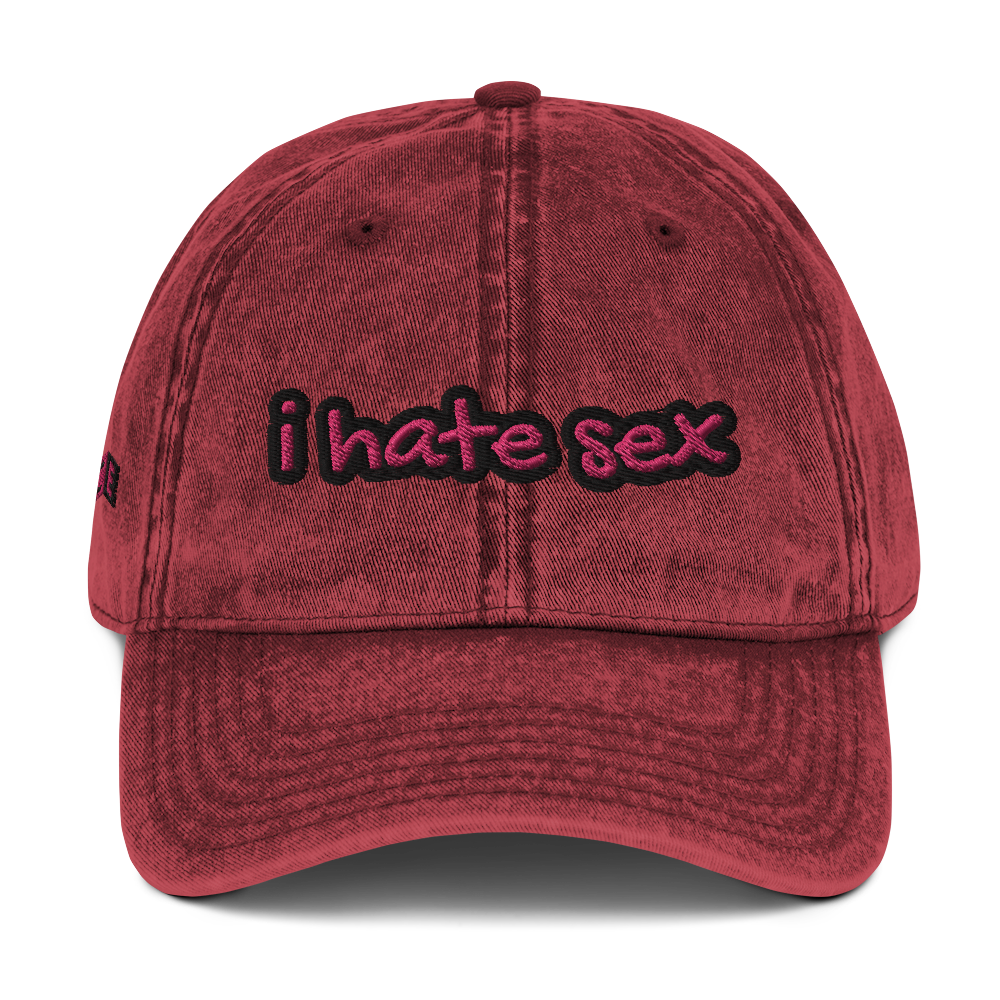 I HATE SEX VINTAGE CAP