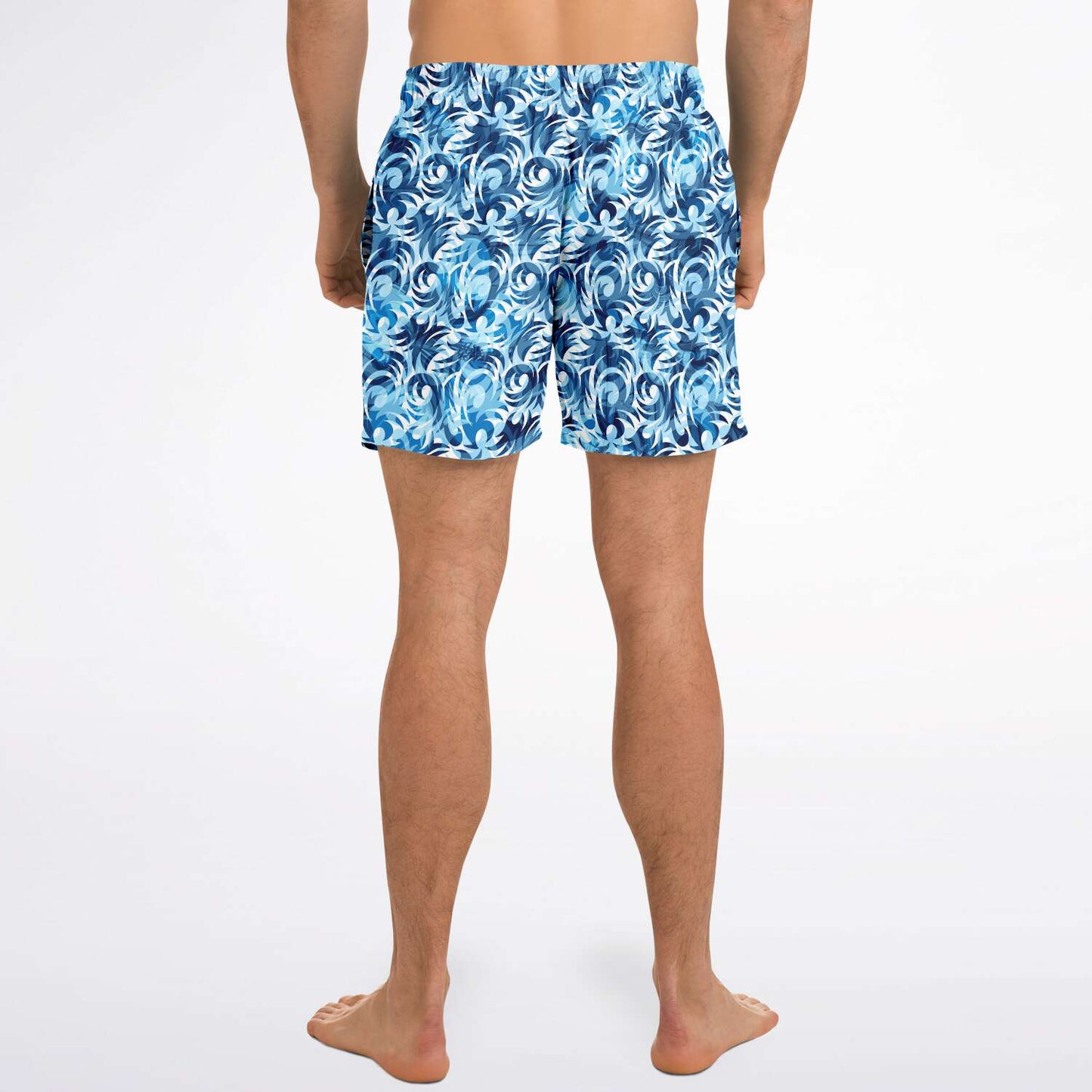 SWIM TRUNKS TRIBAL BLUE - VENICE TEES®