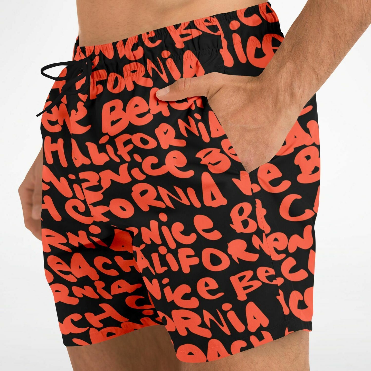 SWIM TRUNKS VENICE ORANGE