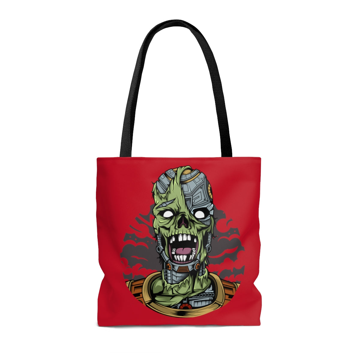 ZOMBIE CYBORG TOTE BAG