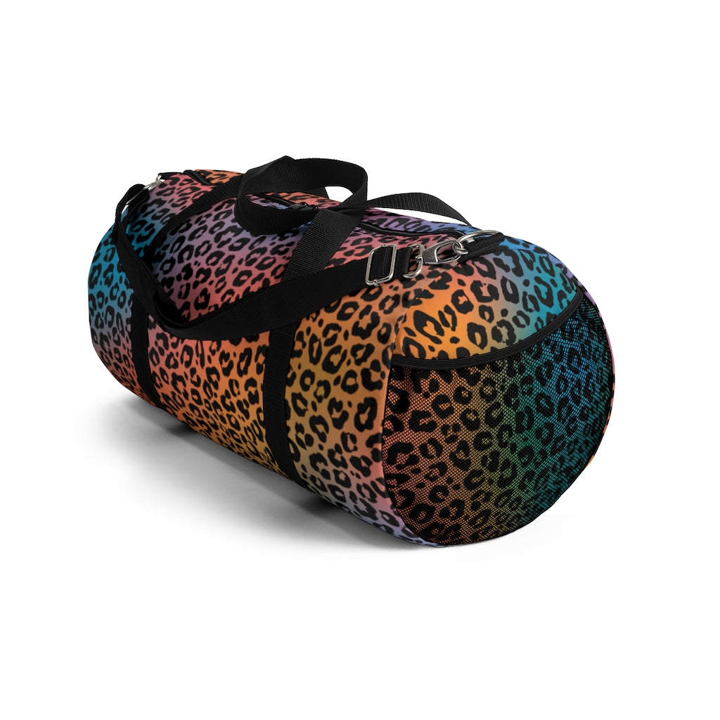 RAINBOW LEOPARD DUFFEL BAG - VENICE TEES®