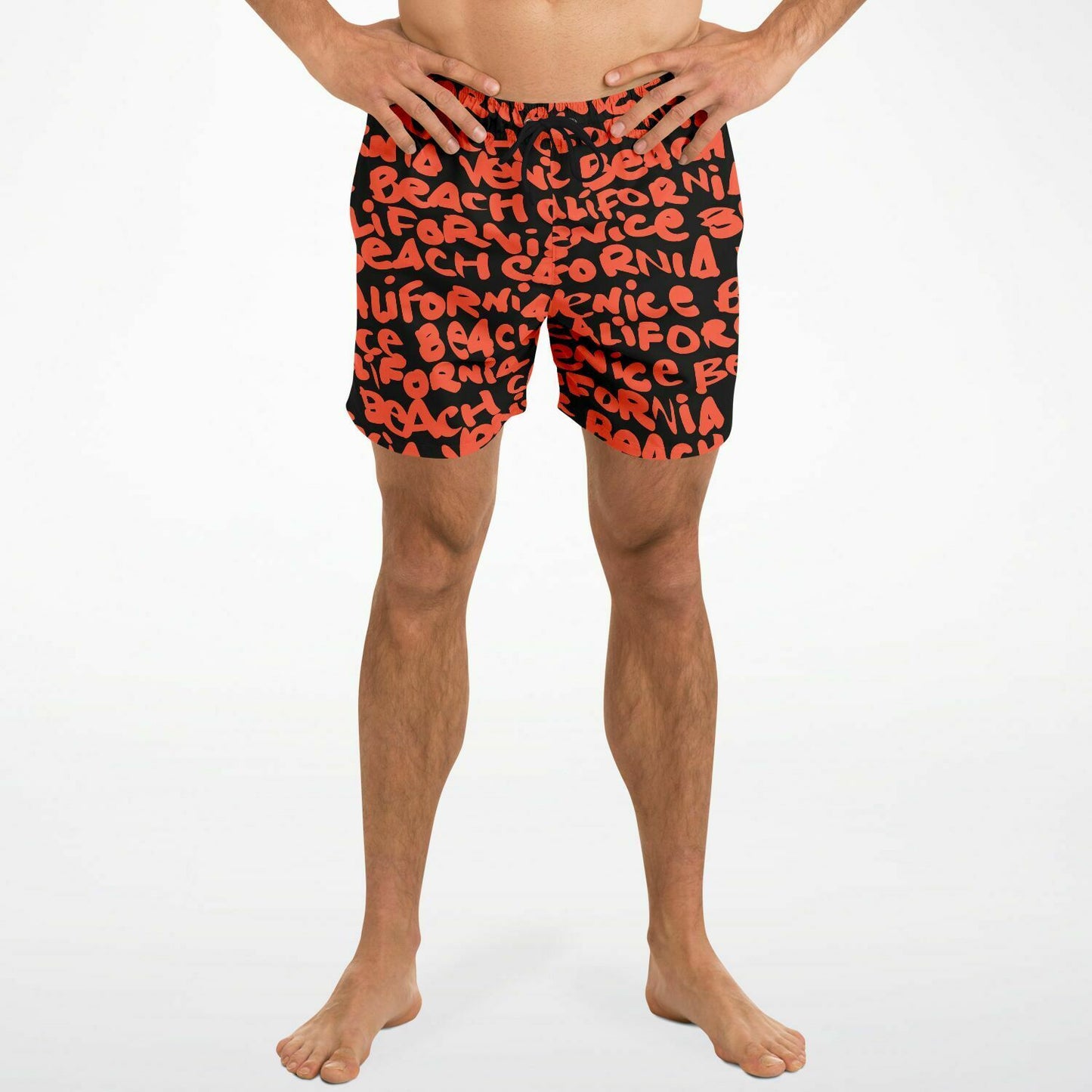 SWIM TRUNKS VENICE ORANGE