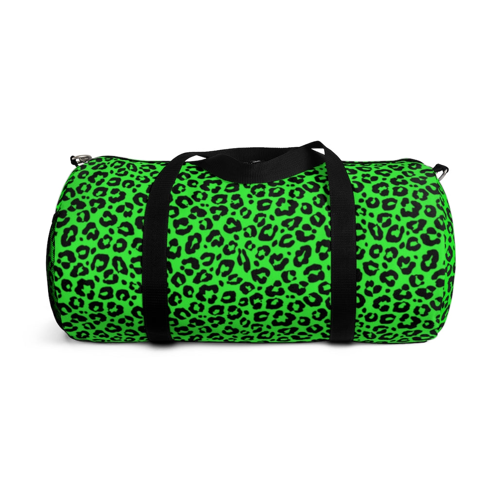 GREEN LEOPARD DUFFEL BAG - VENICE TEES®