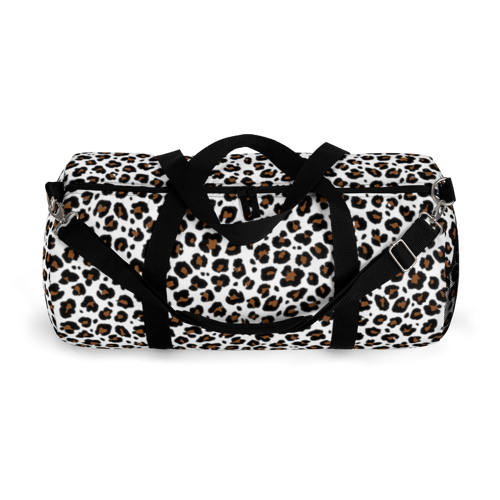 WHITE LEOPARD DUFFEL BAG - VENICE TEES®