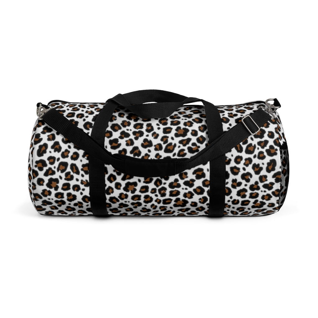 WHITE LEOPARD DUFFEL BAG - VENICE TEES®