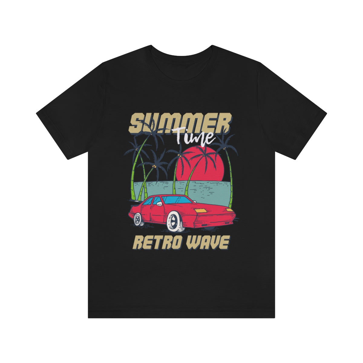 Summer retro wave
