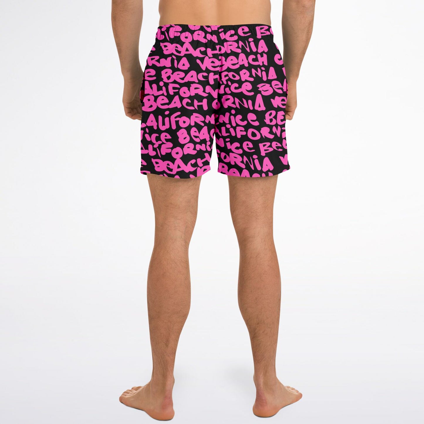 SWIM TRUNKS VENICE PINK