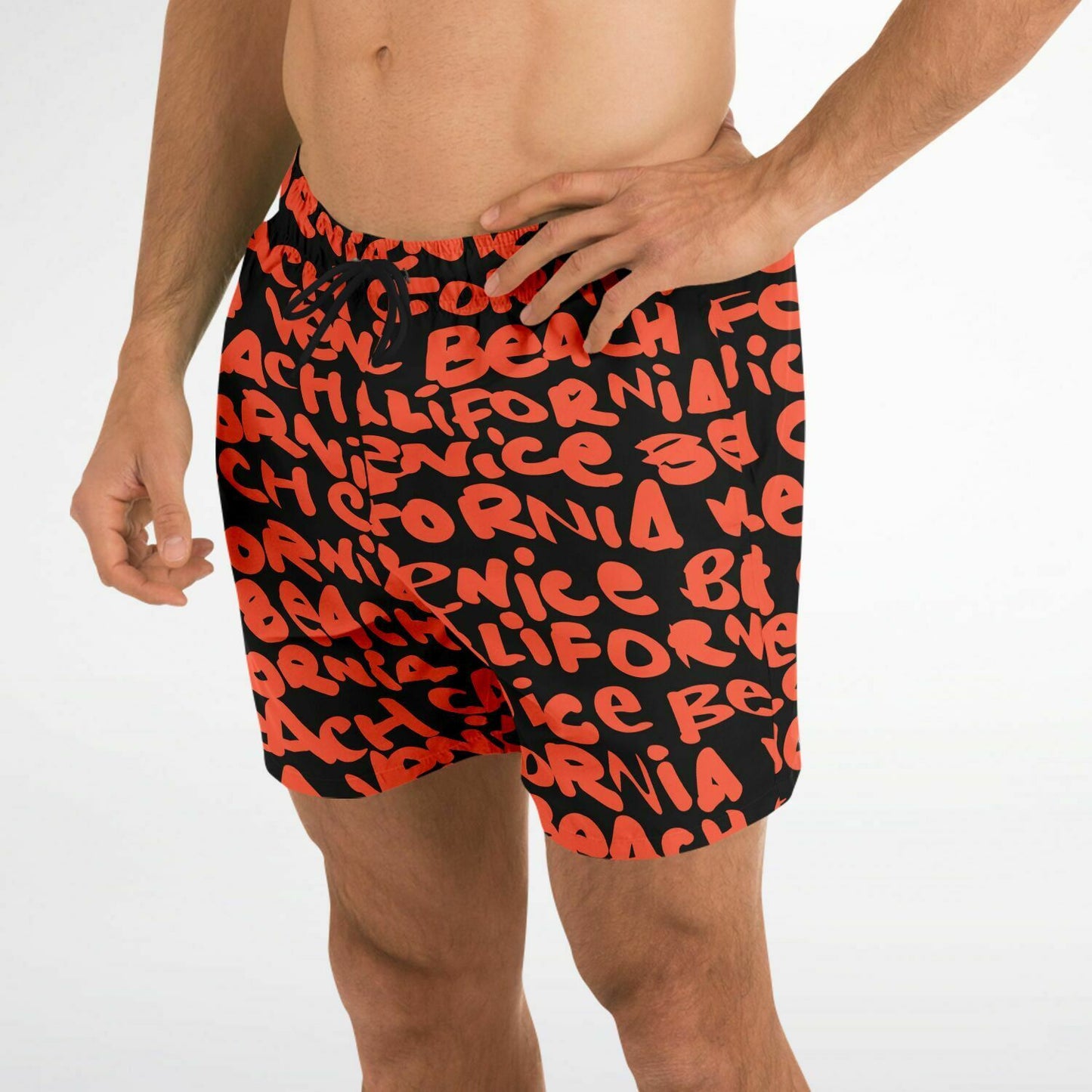 SWIM TRUNKS VENICE ORANGE