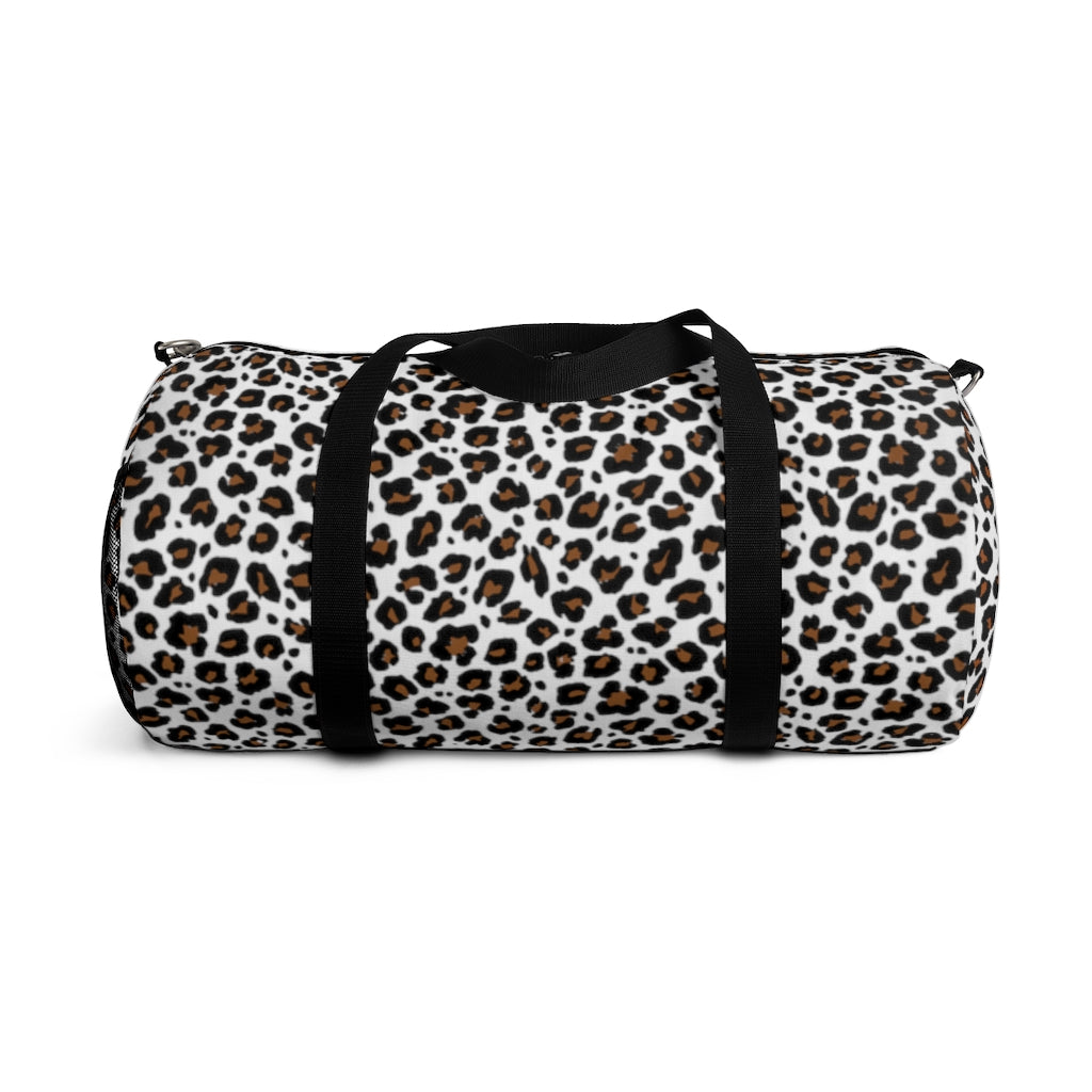 WHITE LEOPARD DUFFEL BAG - VENICE TEES®