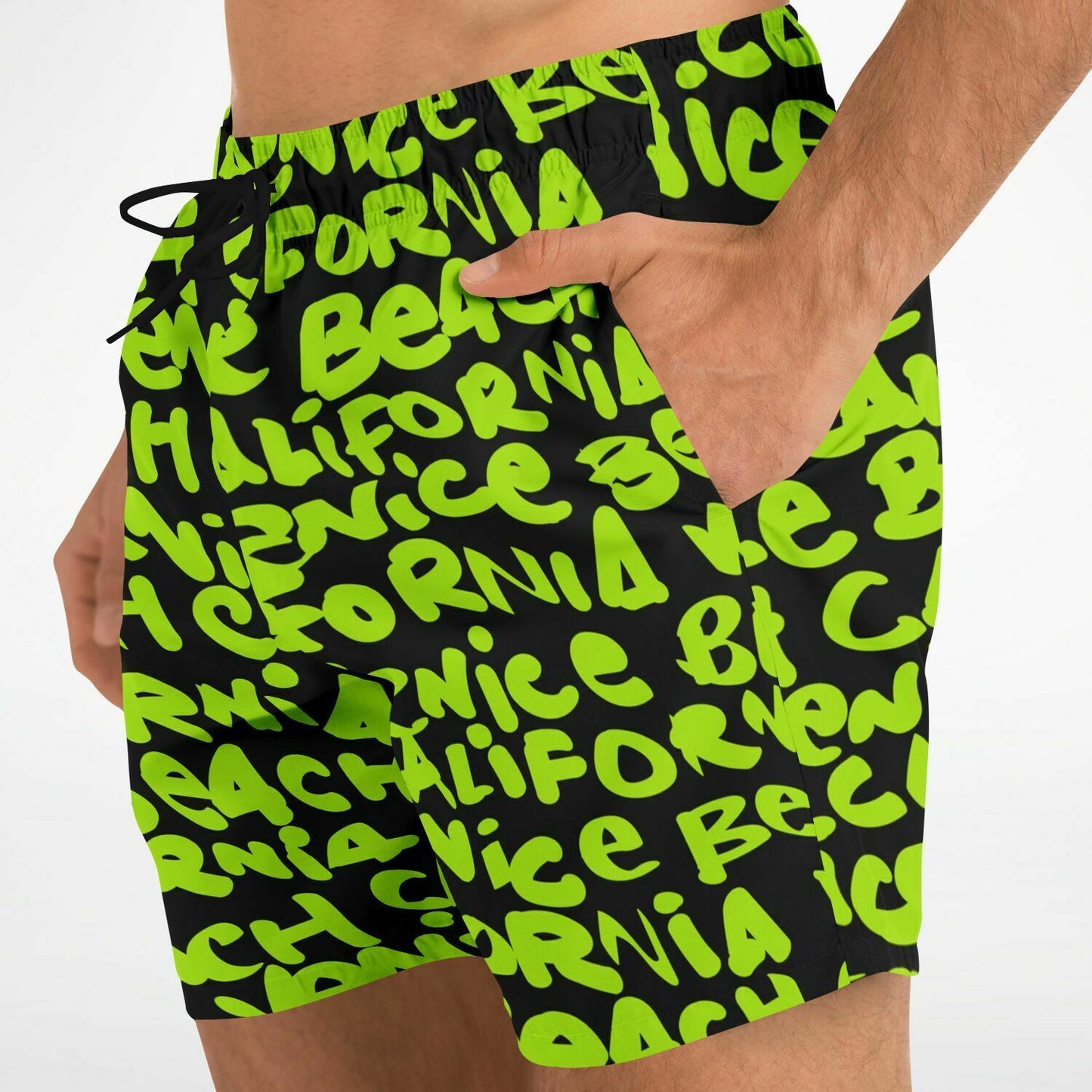 SWIM TRUNKS VENICE GREEN