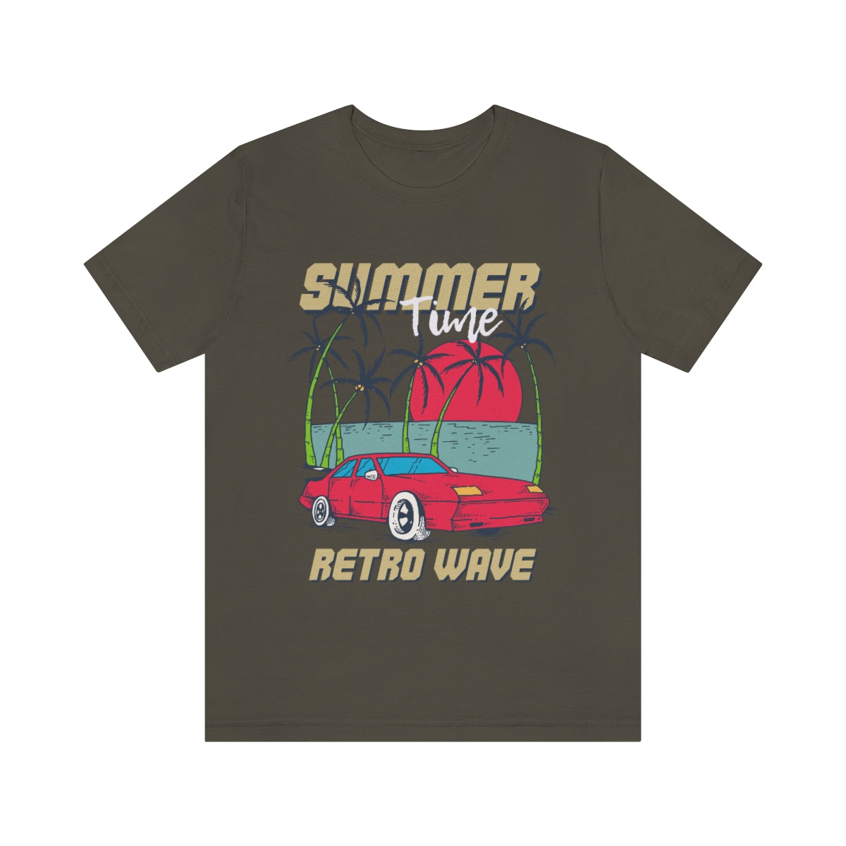 Summer retro wave