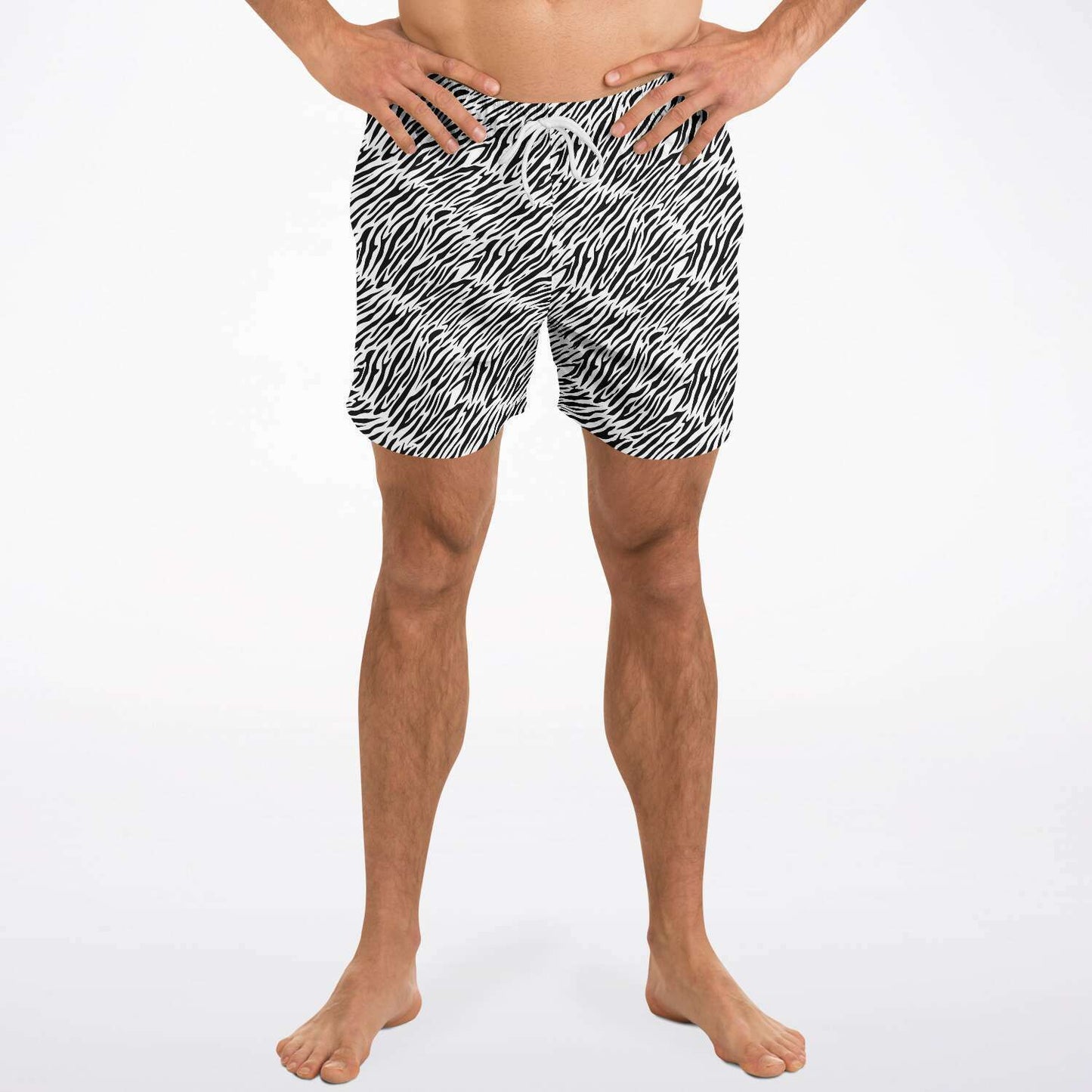 SWIM TRUNKS WHITE TIGER - VENICE TEES®