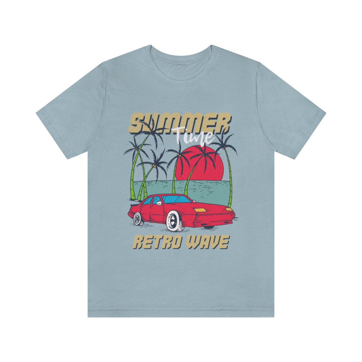 Summer retro wave