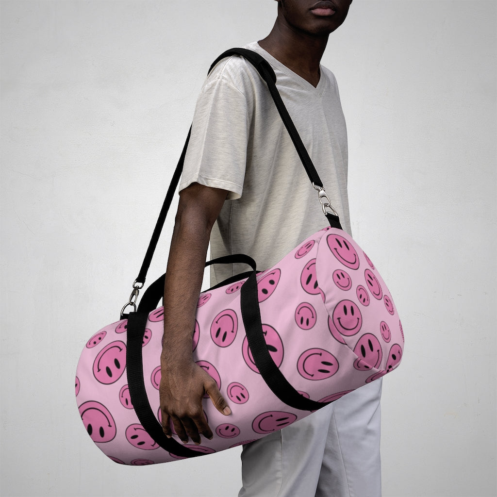 SMILEY PINK DUFFEL BAG - VENICE TEES®