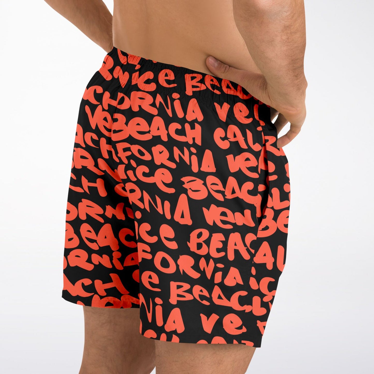 SWIM TRUNKS VENICE ORANGE