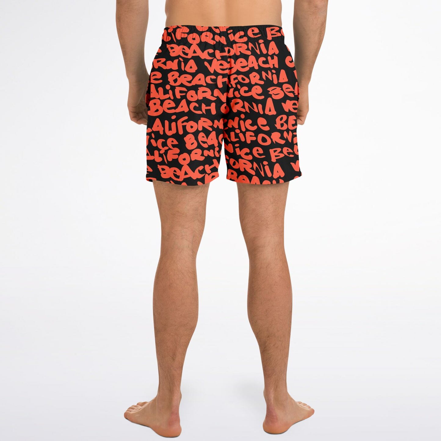 SWIM TRUNKS VENICE ORANGE