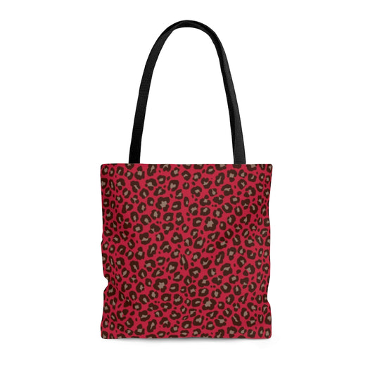 RED LEOPARD TOTE BAG - VENICE TEES®