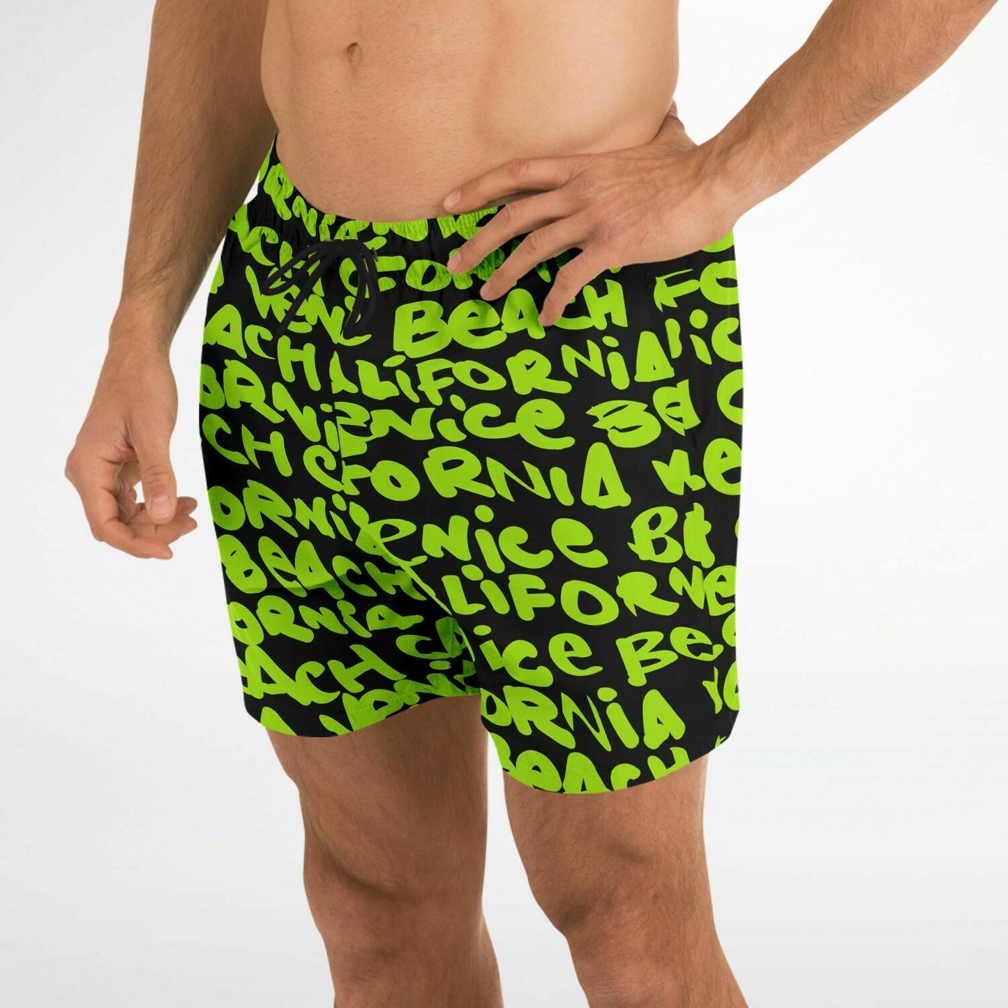 SWIM TRUNKS VENICE GREEN