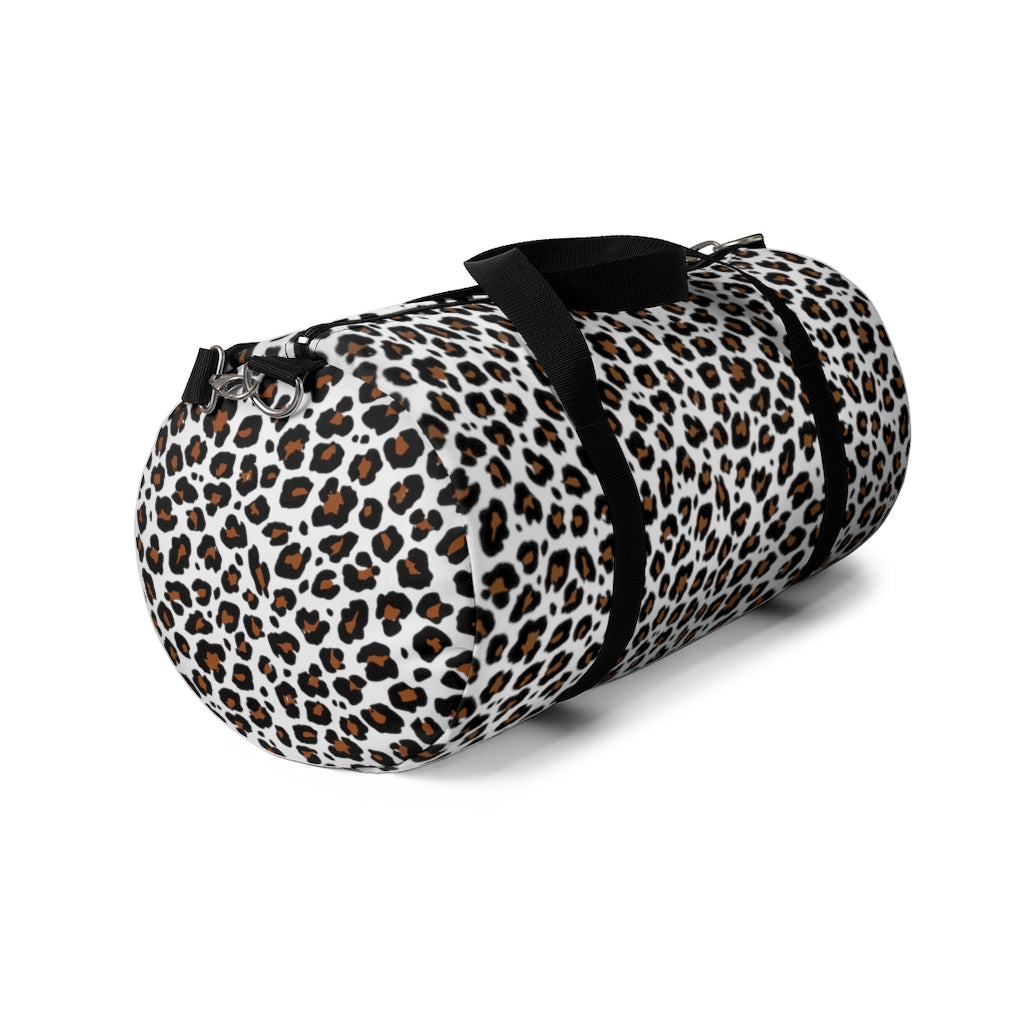WHITE LEOPARD DUFFEL BAG - VENICE TEES®