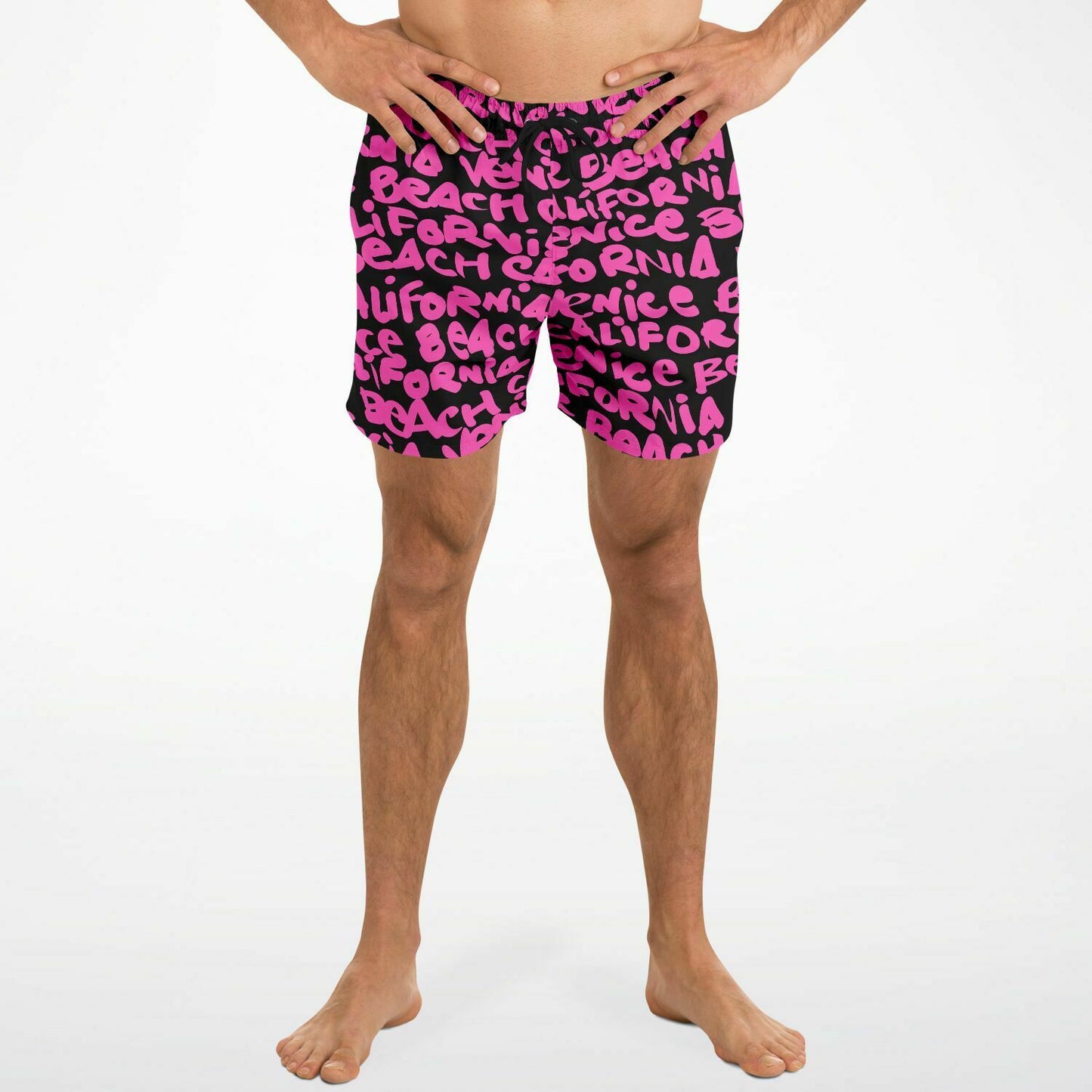SWIM TRUNKS VENICE PINK
