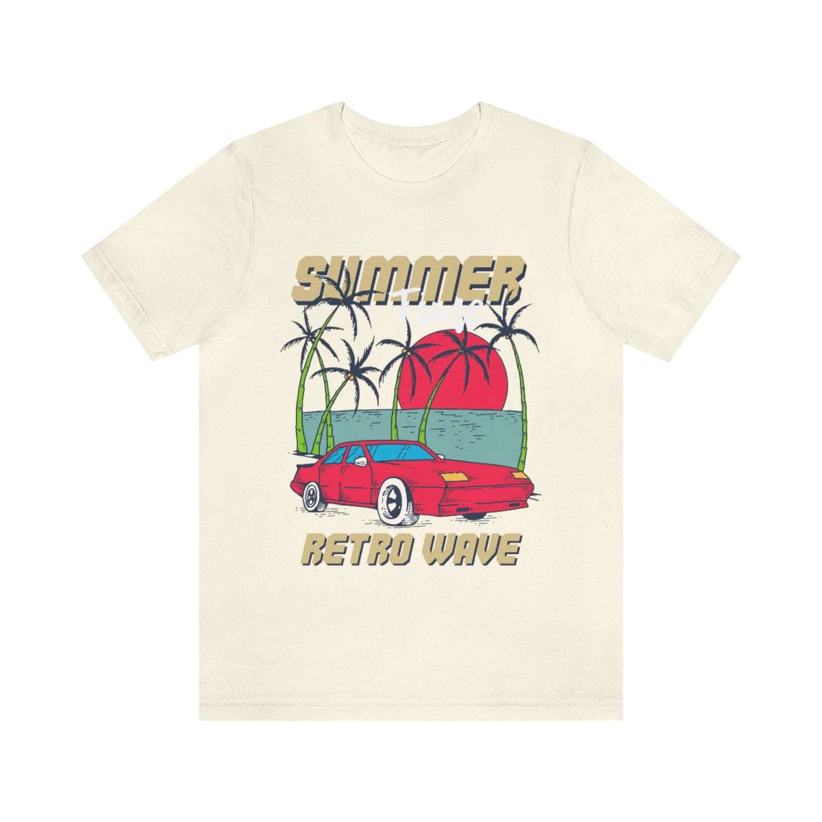 Summer retro wave
