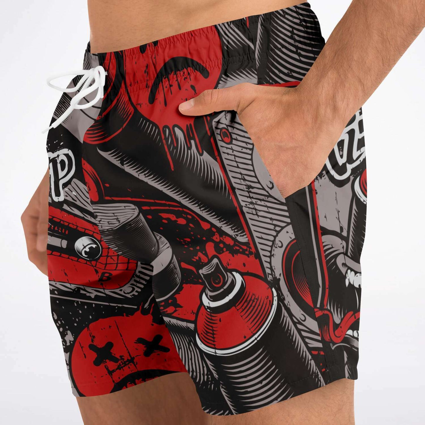 SWIM TRUNKS HIP HOP 1 - VENICE TEES®