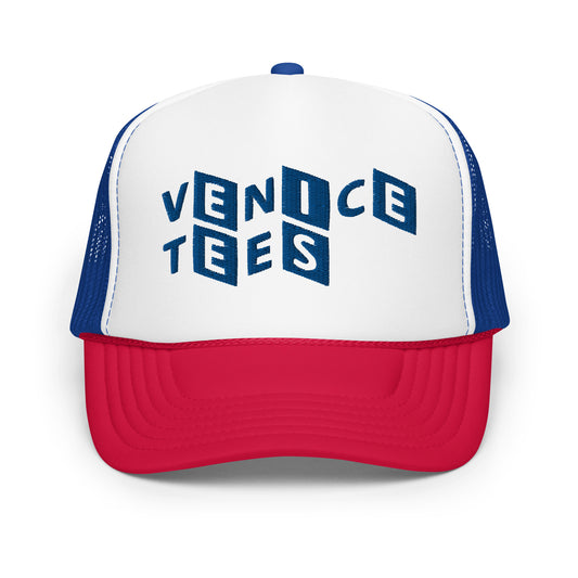 Venice Tees logo foam trucker cap