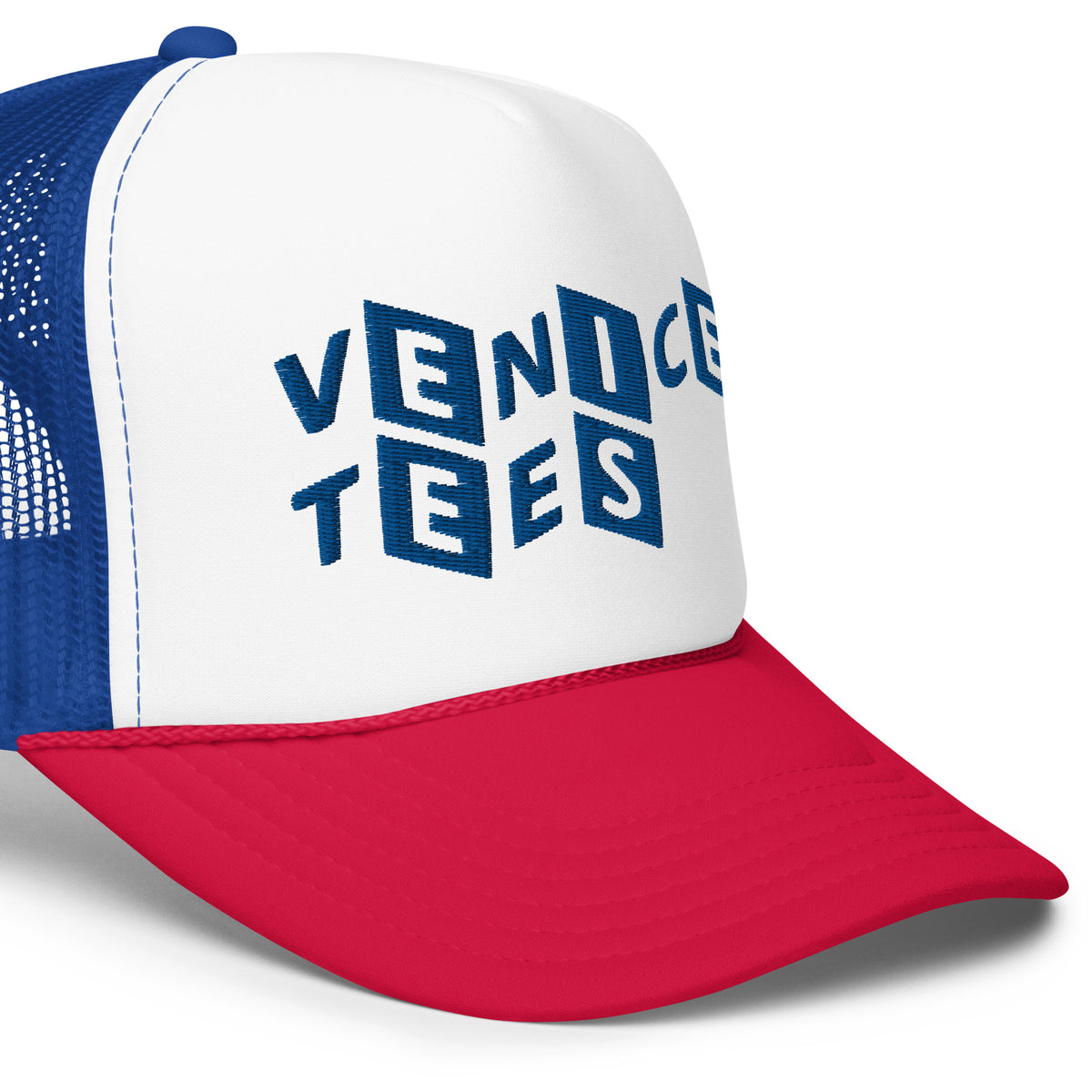 Venice Tees logo foam trucker cap