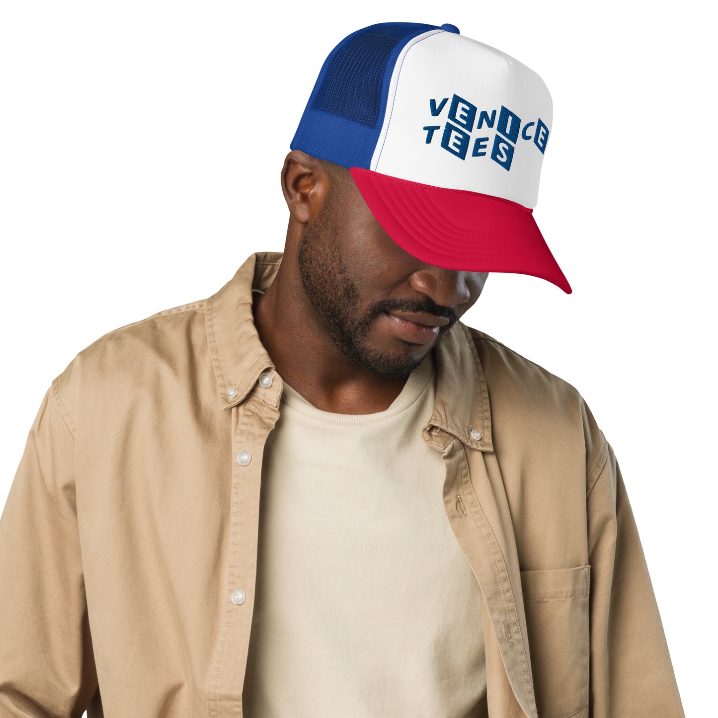 VENICE TEES LOGO FOAM TRUCKER CAP