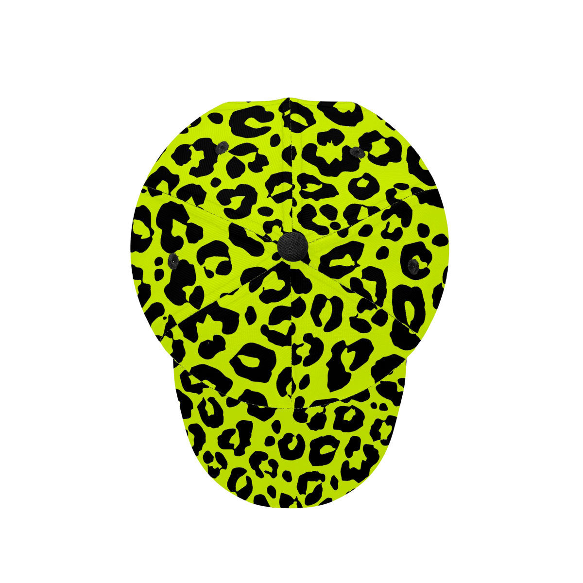 Neon Yellow Leopard Baseball Cap