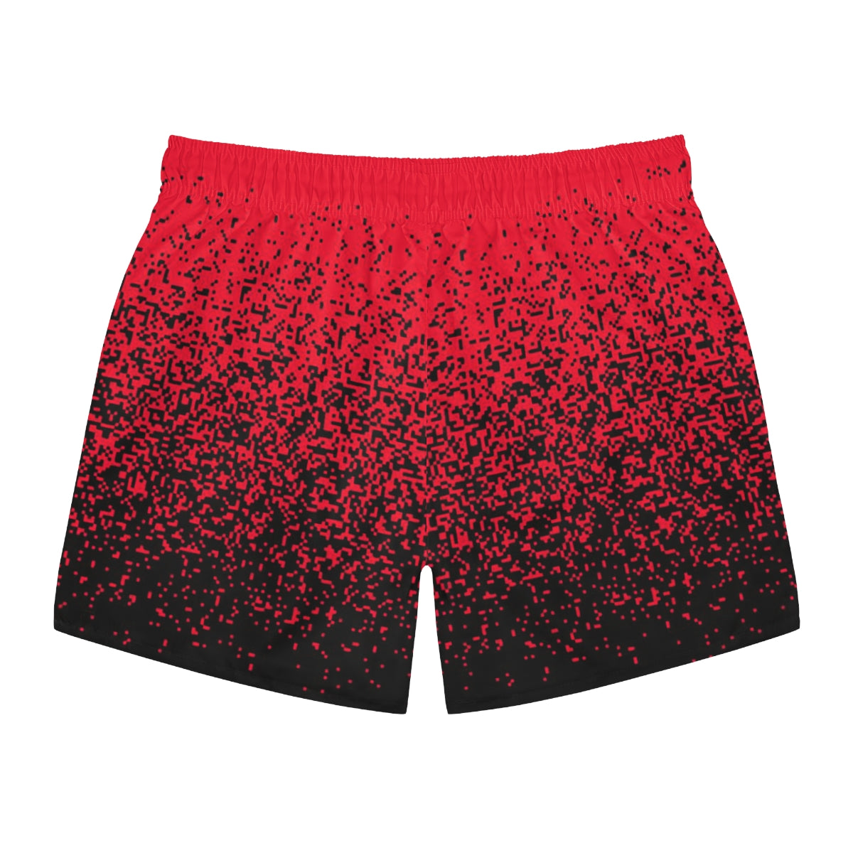 SWIM TRUNKS RED PIXELS - VENICE TEES®