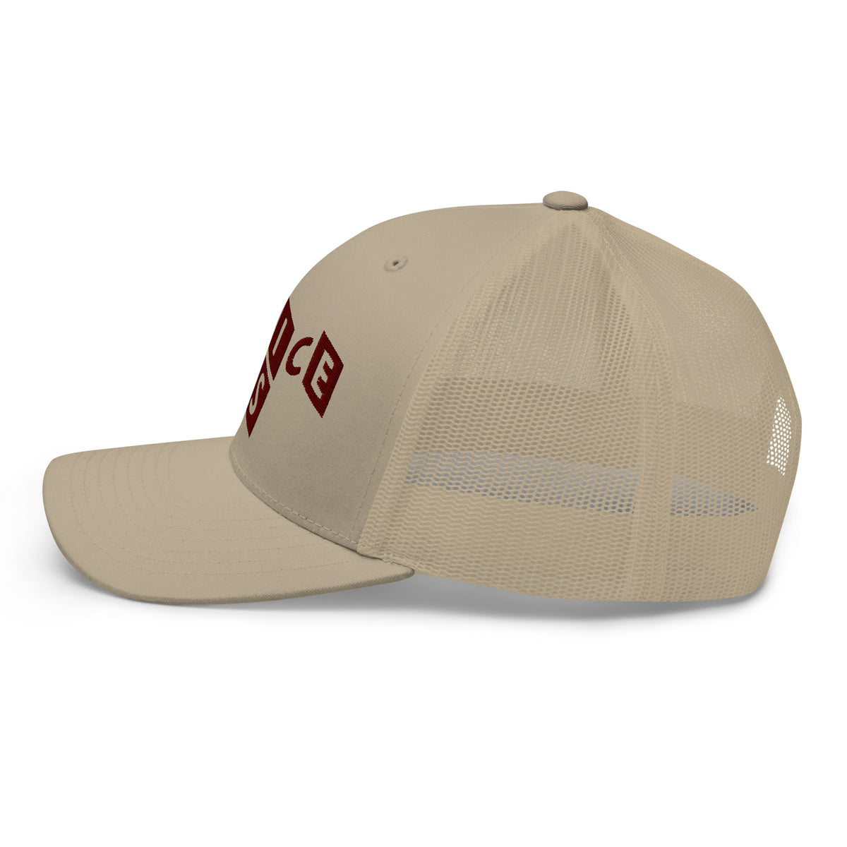 Venice Tees logo khaki trucker cap