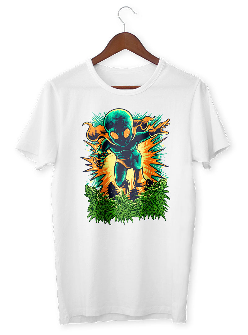 ALIEN INVADES GARDEN - VENICE TEES®
