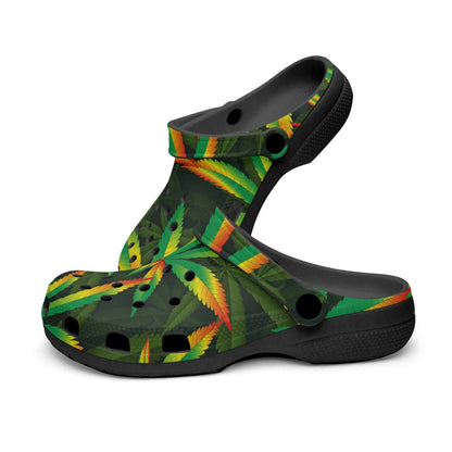 RASTA GANJA CLOGS