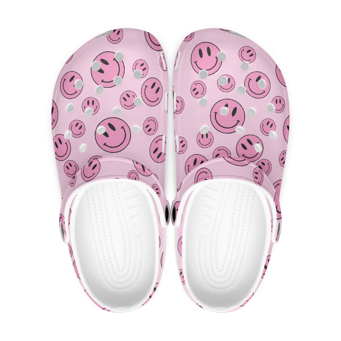 SMILEY PINK CLOGS