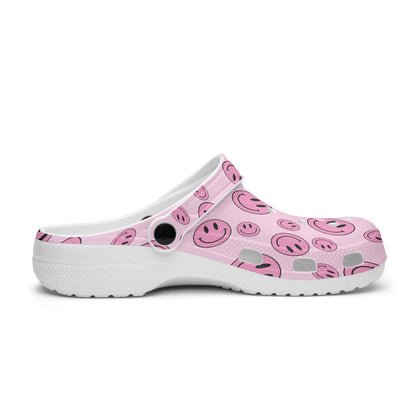 SMILEY PINK CLOGS