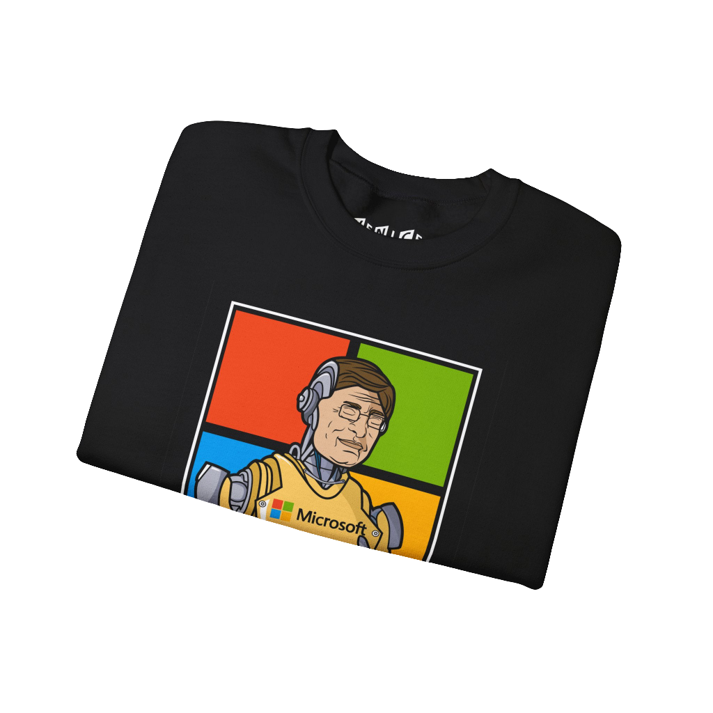 BILL GATES CYBORG SWEATSHIRT