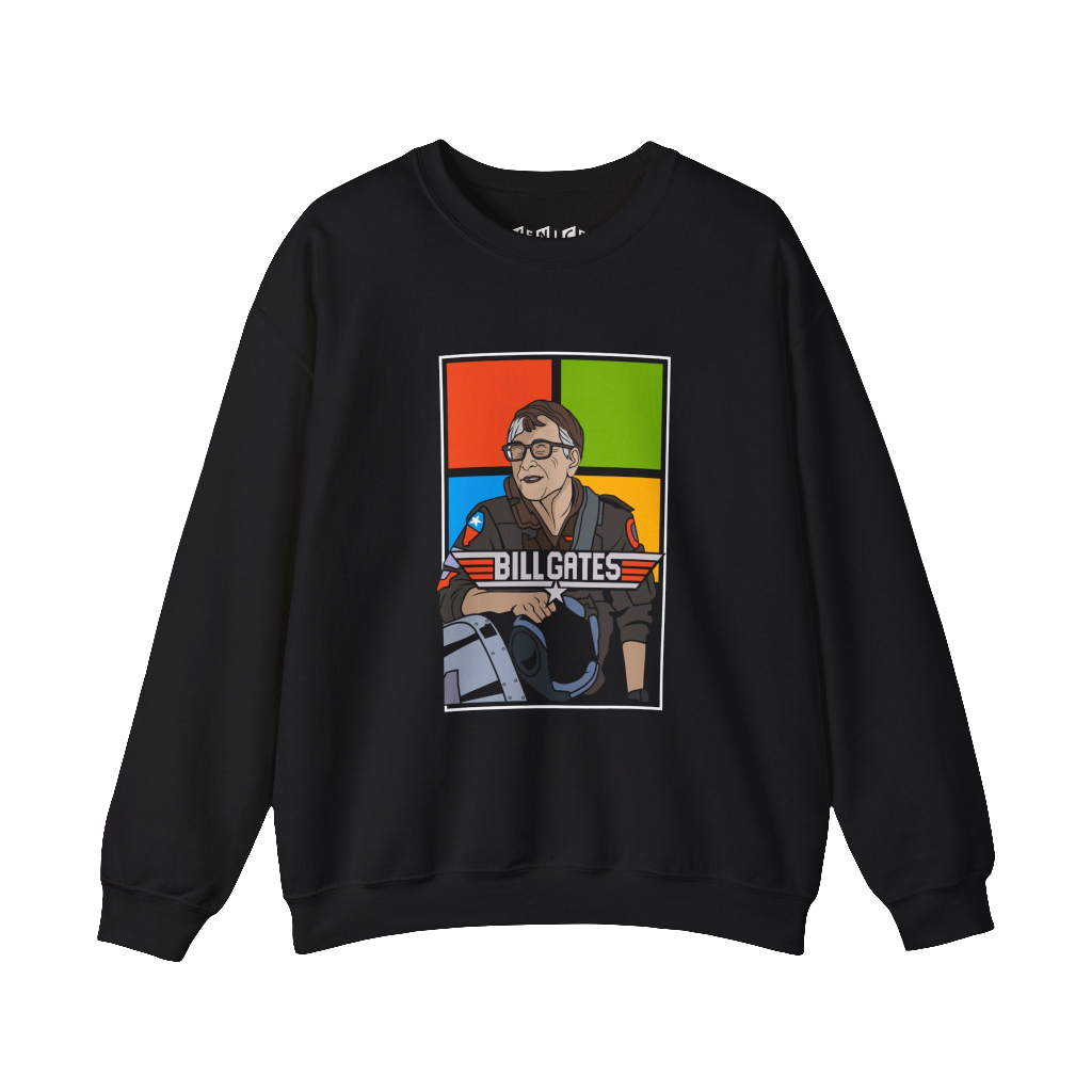 BILL GATES TOP GUN SWEATSHIRT