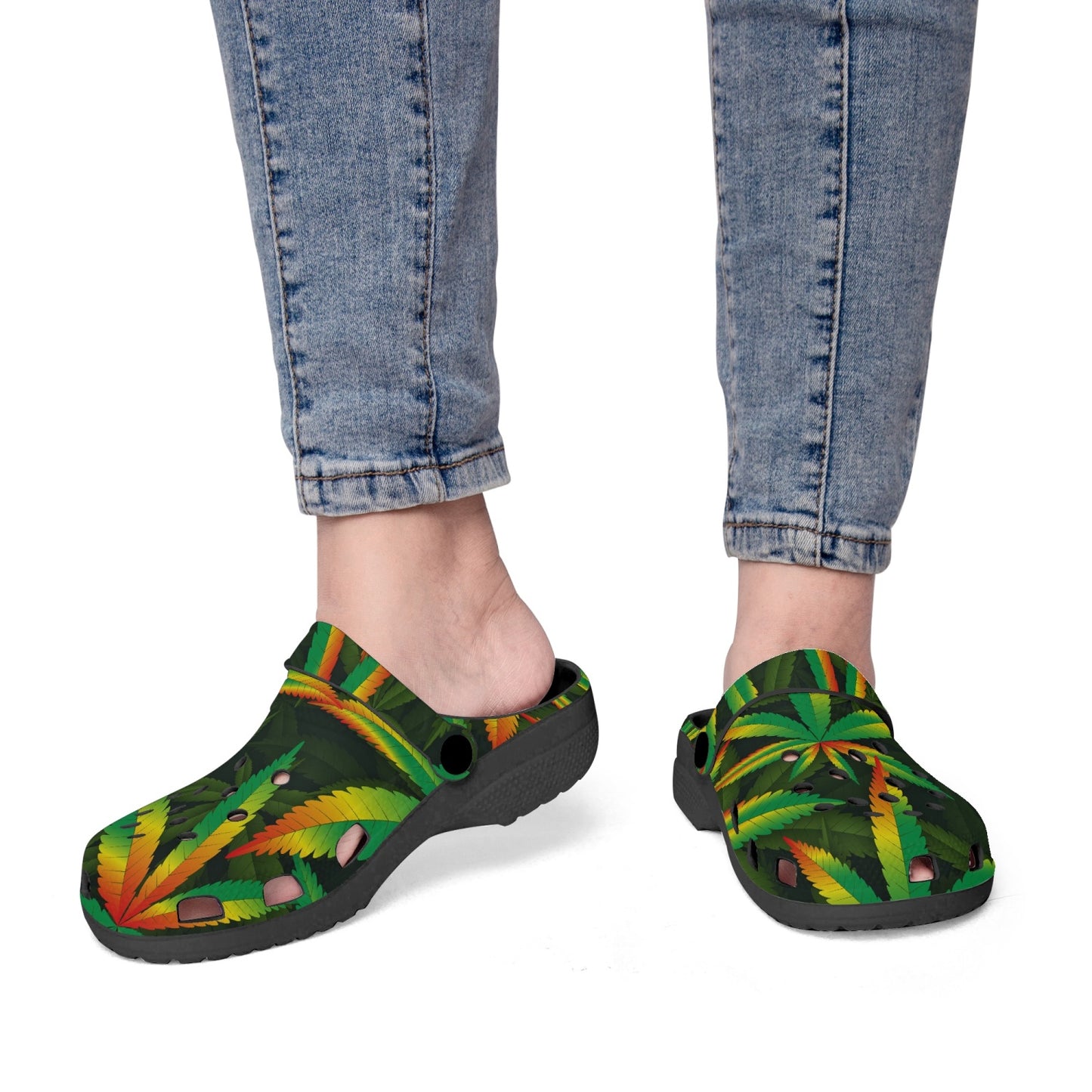 RASTA GANJA CLOGS